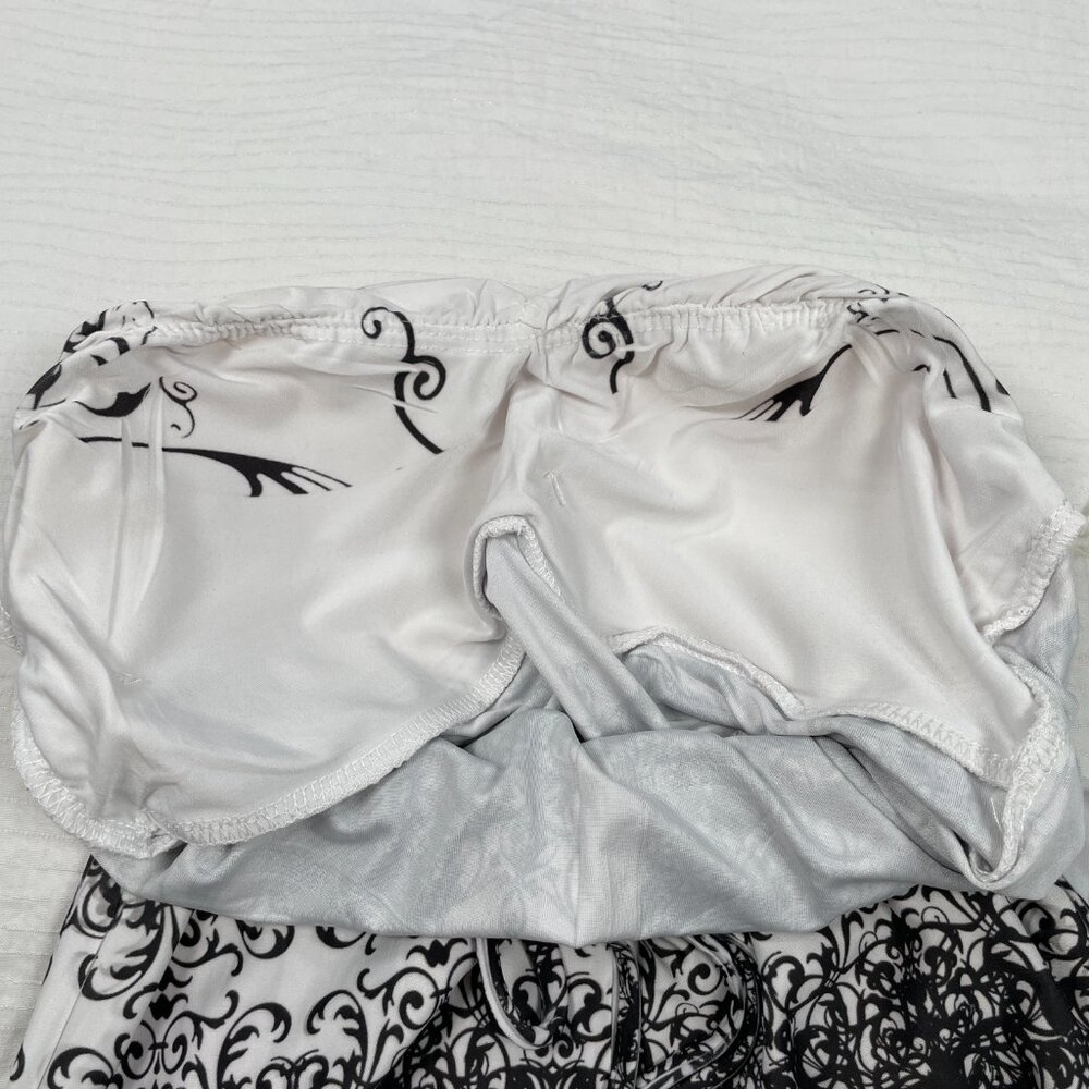 Fashion Magazine Y2K Sweetheart Strapless Mini Dress Beach Vacation Resortwear - Picture 7 of 16